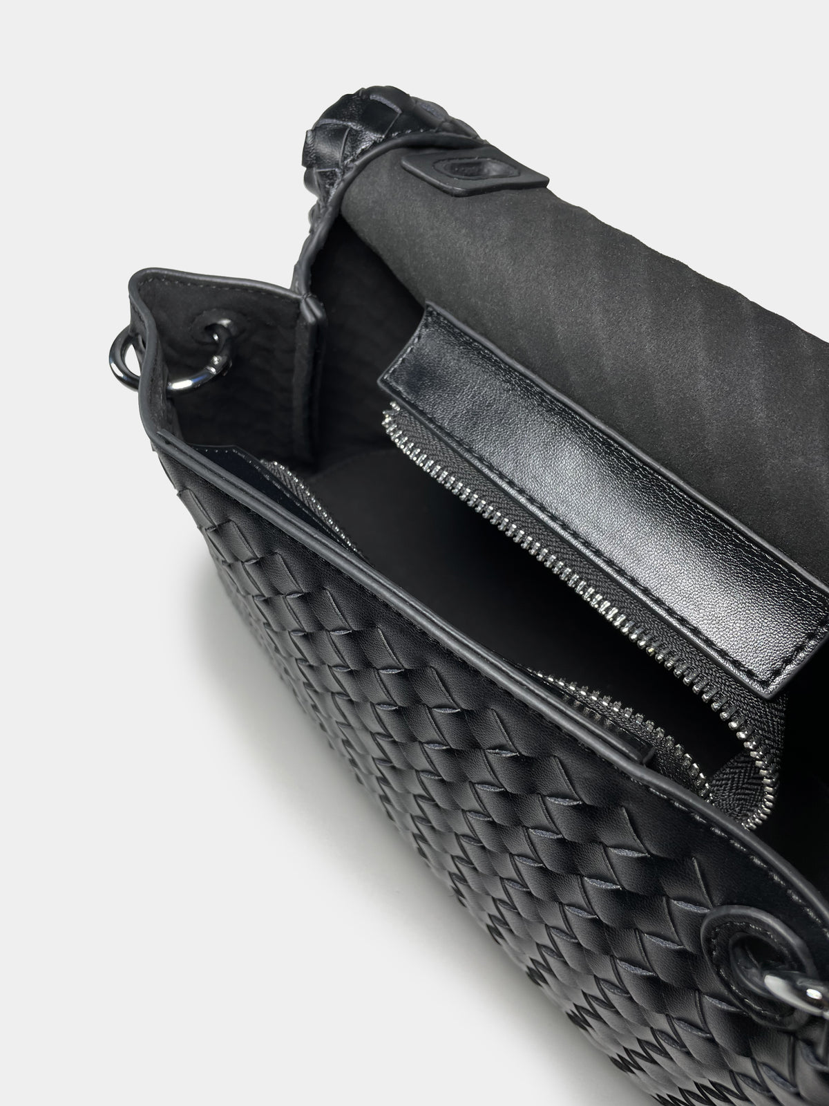 Borsa a spalla Grace - Woven Black
