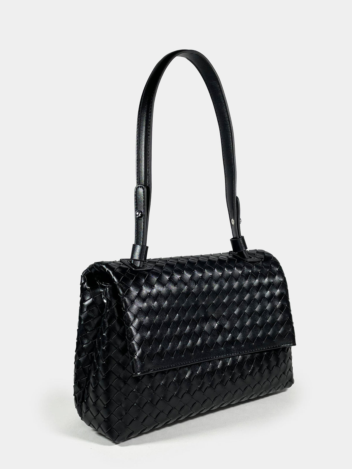 Borsa a spalla Grace - Woven Black