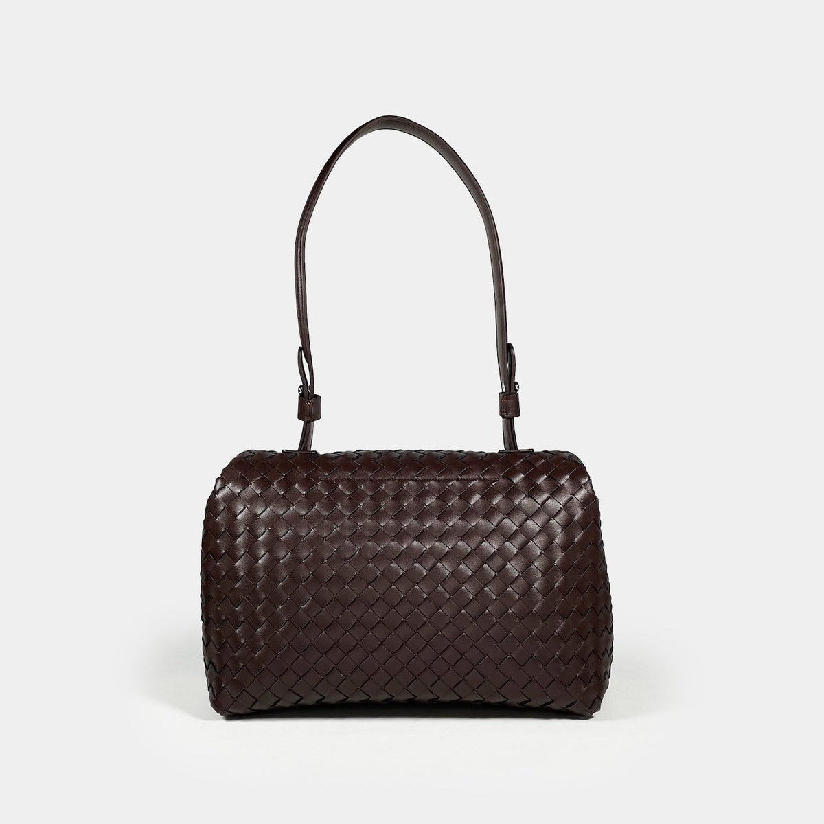 Borsa a spalla Grace - Woven Brown