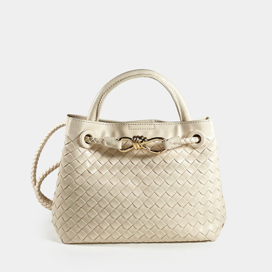 Borsa a tracolla Erica - Woven Avorio
