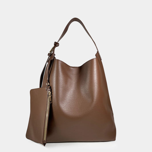 Borsa a spalla Claire - Cuoio