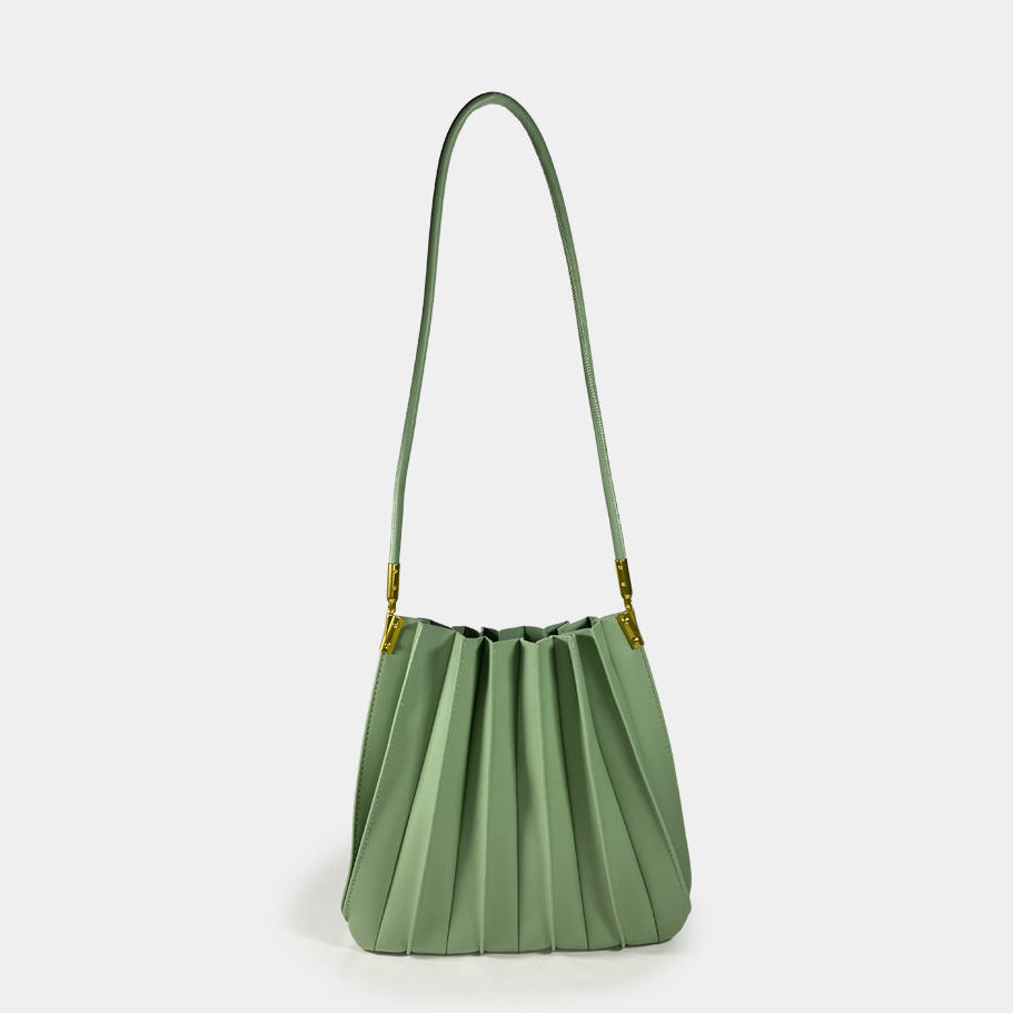 Borsa a spalla Ava - Plissè Mint